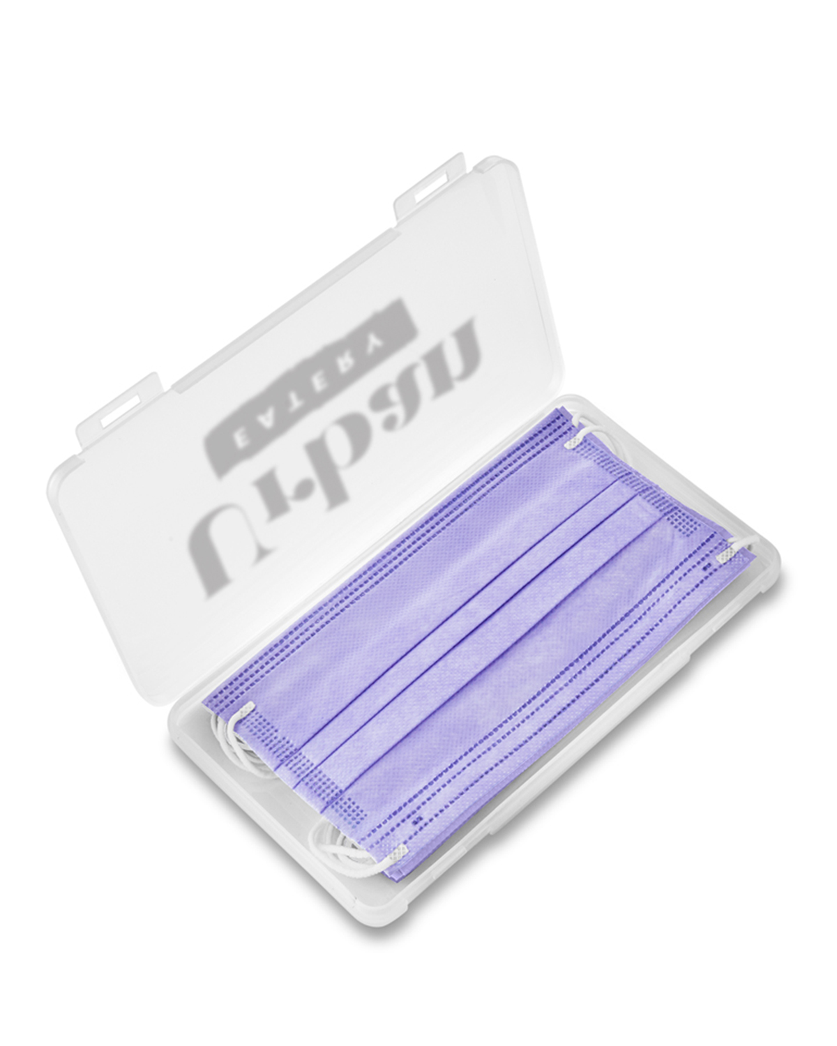 Mask Set In Clear Frosted Case 57