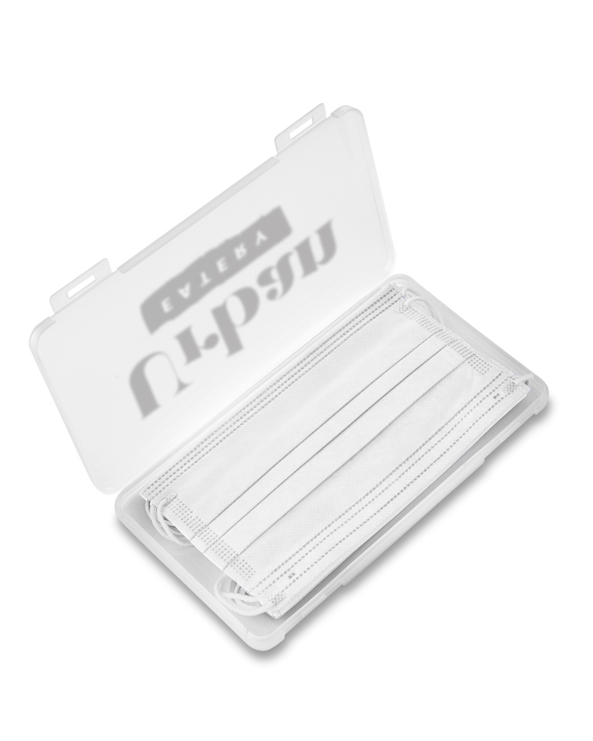 Mask Set In Clear Frosted Case 58