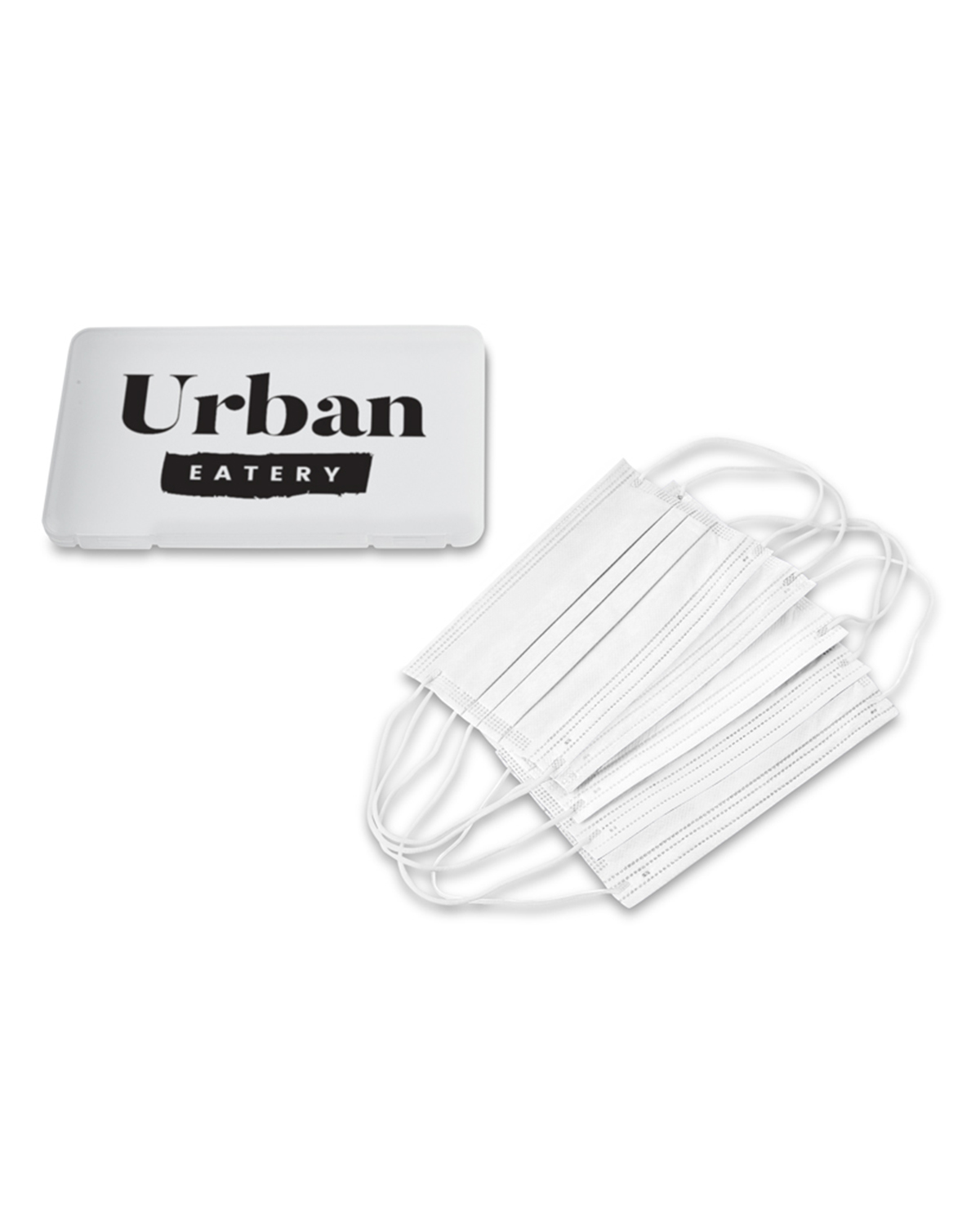 Mask Set In Clear Frosted Case 60