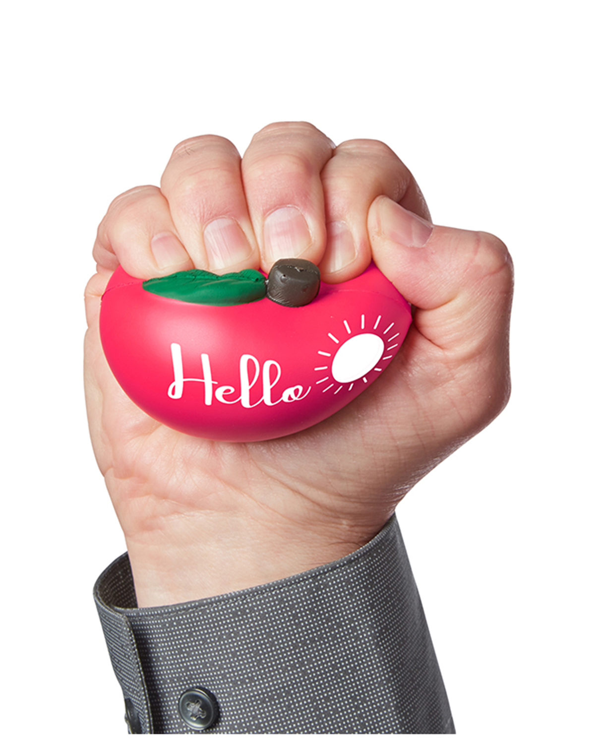 Apple Shape Super Squish Stress Ball Sensory Toy 6