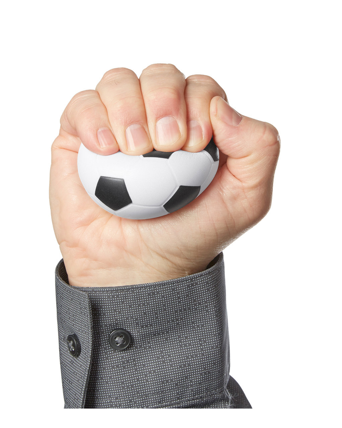 Soccer Ball Shape Super Squish Stress Ball Sensory Toy 1