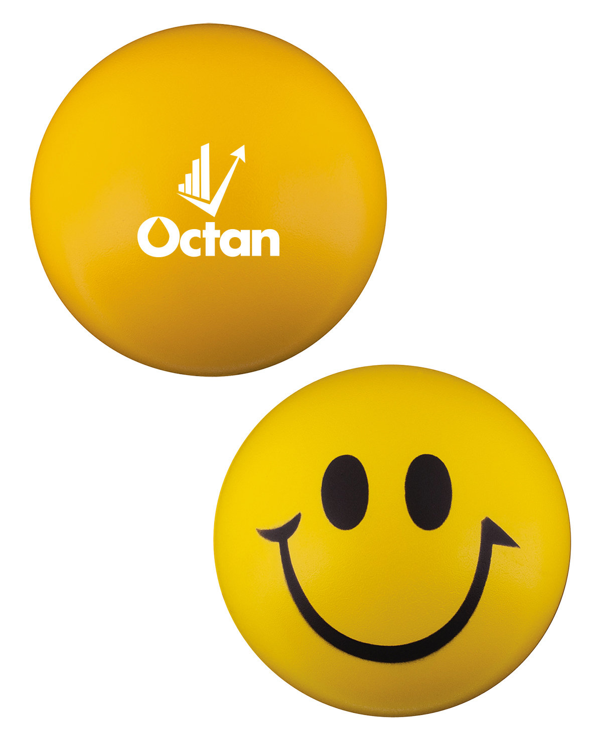 Round Smiley Face Shape Stress Ball 9