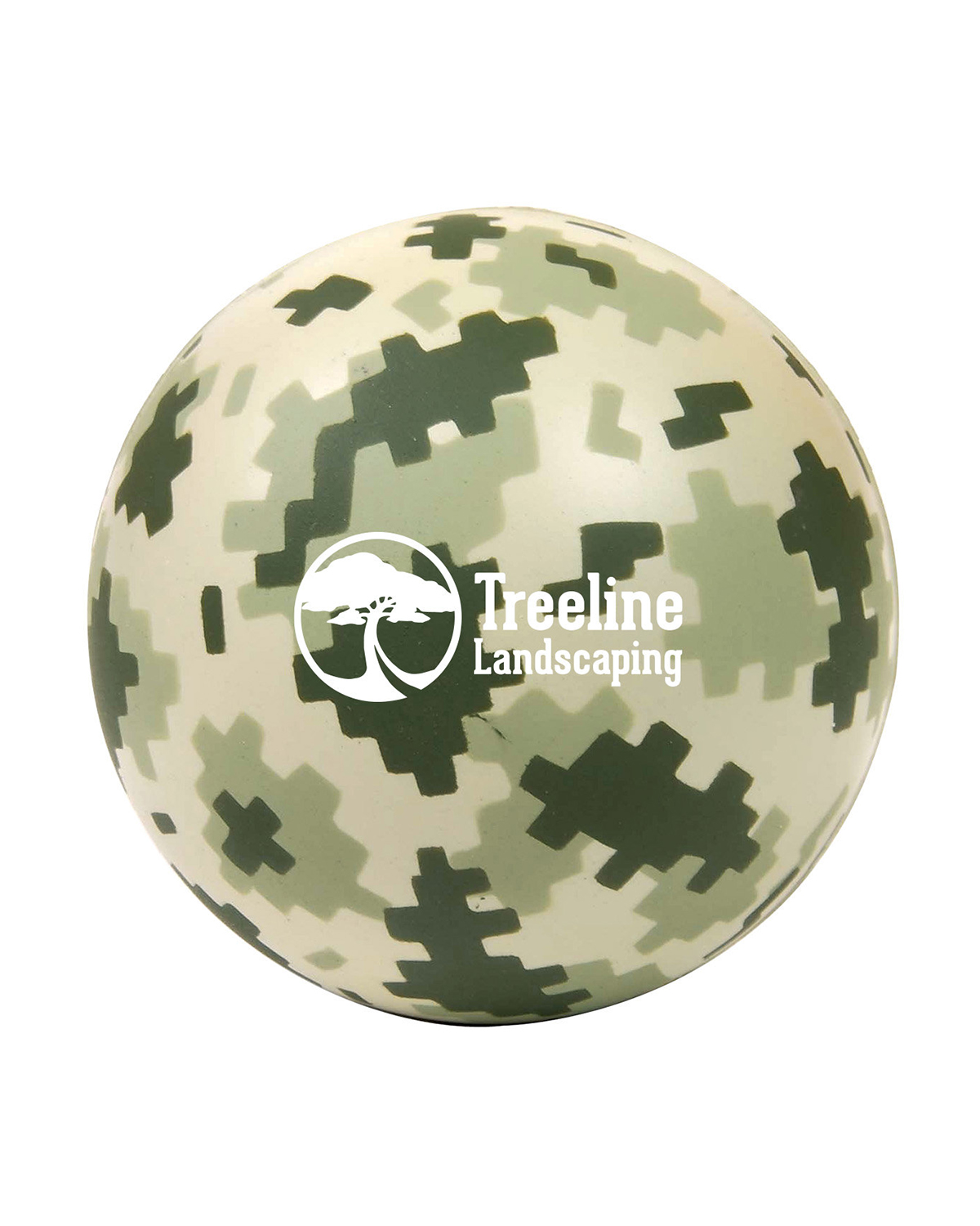 Digi Camo Round Stress Ball 2