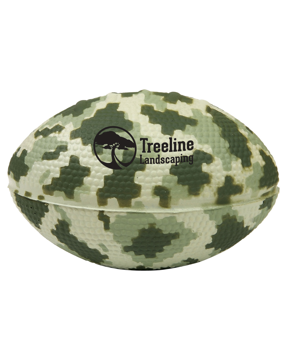 Digi Camo Football Shape Stress Ball 2