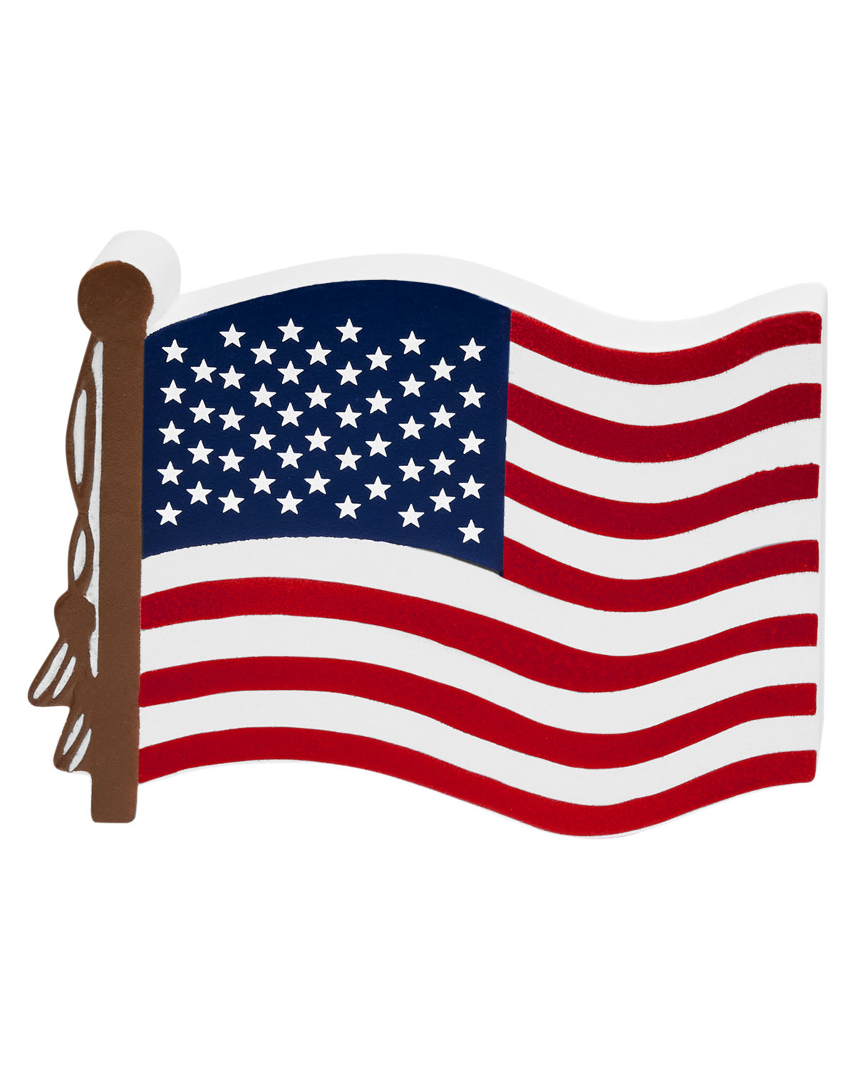 Patriotic USA Flag Shape Stress Ball 9