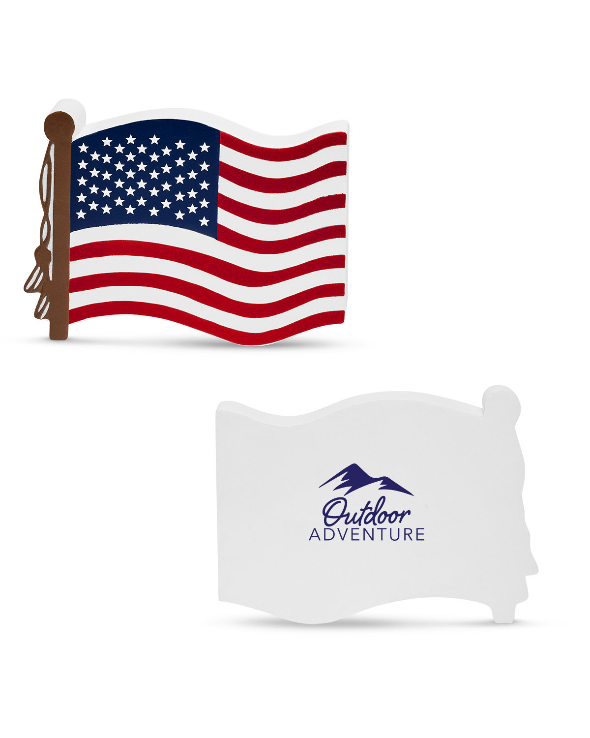 Patriotic USA Flag Shape Stress Ball 2