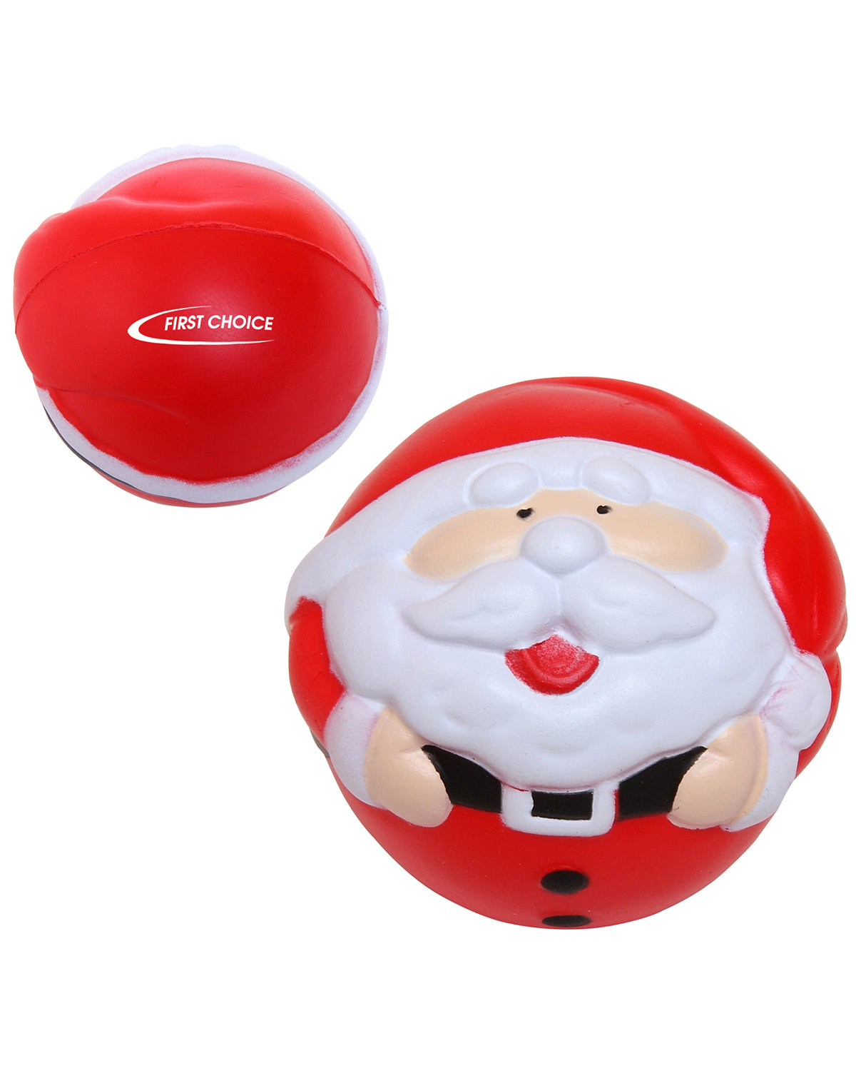Holiday Christmas Santa Shape Stress Ball 2