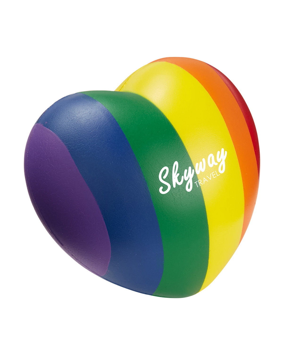 Rainbow Pride Heart Shape Stress Ball 1