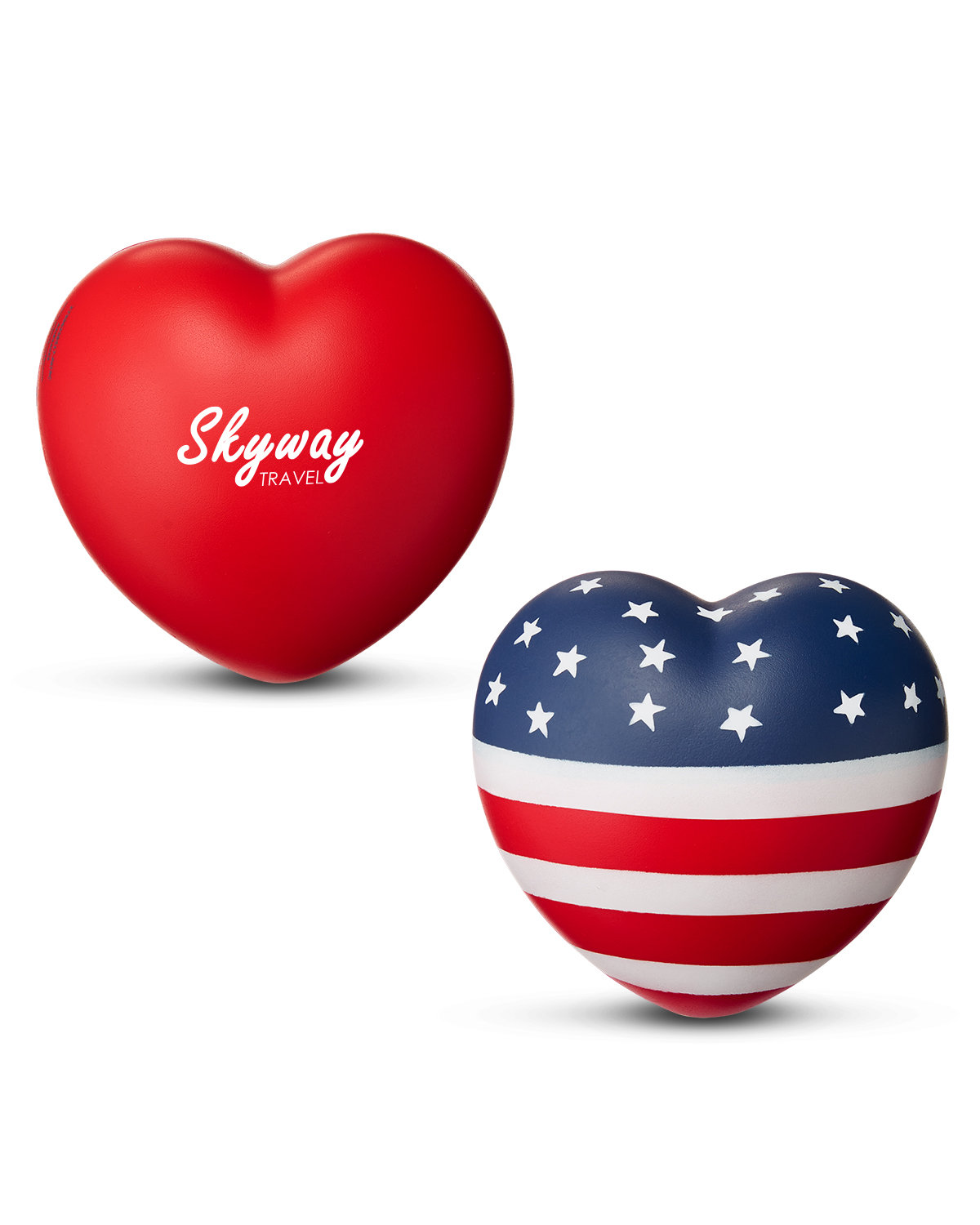 Patriotic Heart Shape Stress Ball 1