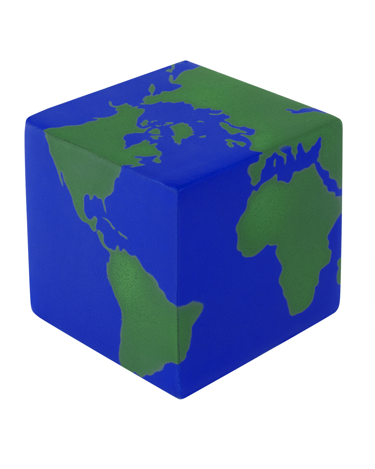 Earth Cube Shape Stress Ball. 12