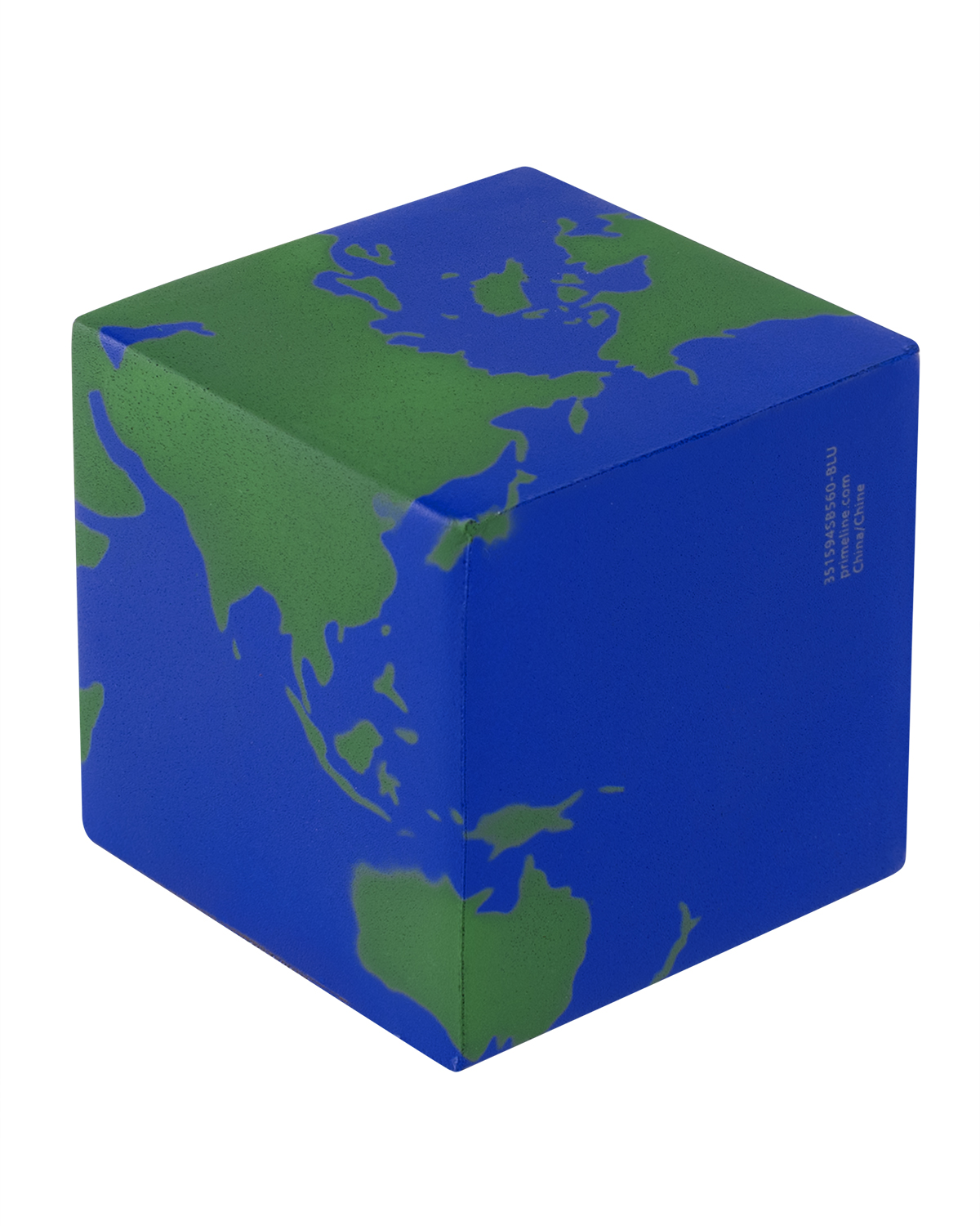 Earth Cube Shape Stress Ball. 2