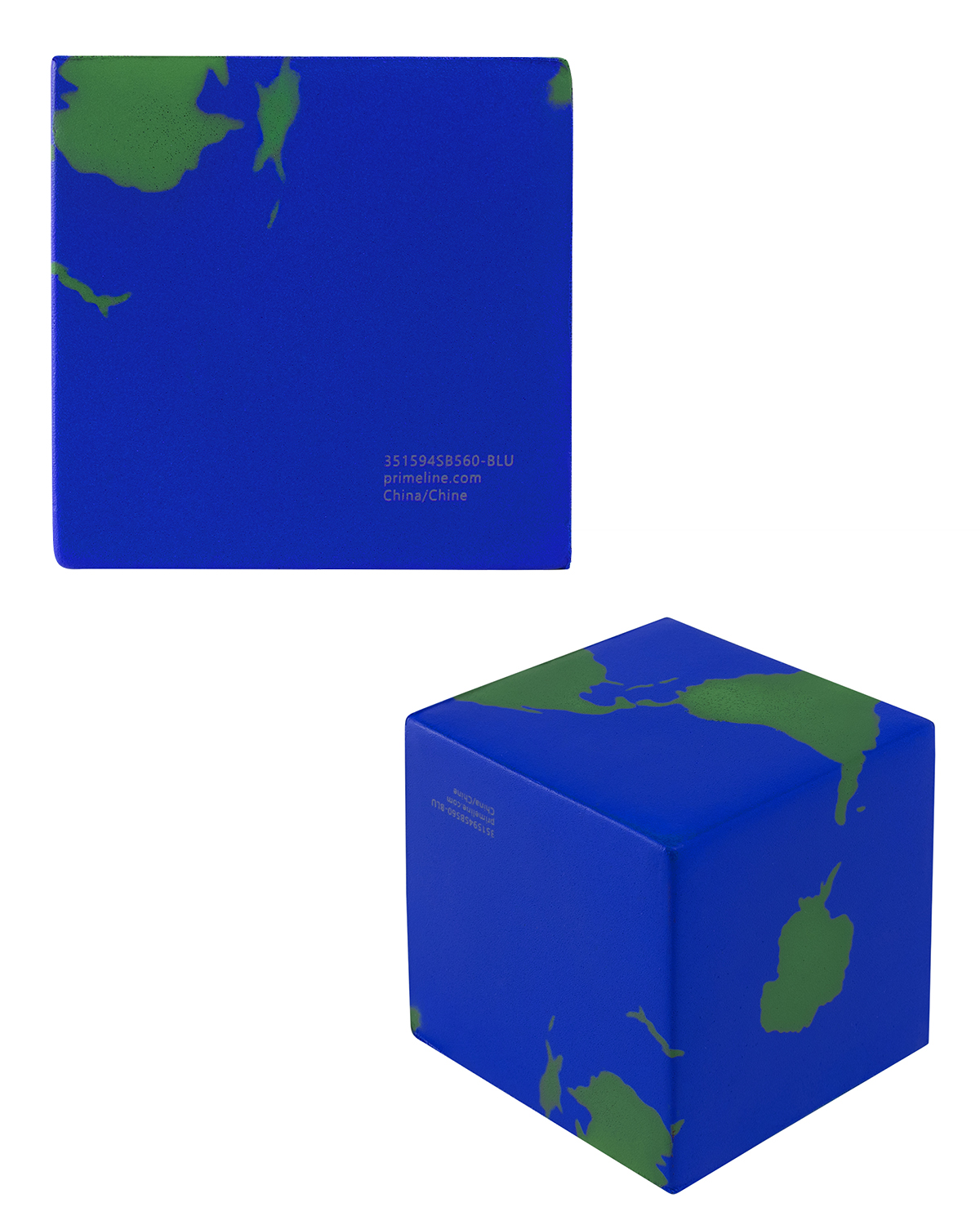 Earth Cube Shape Stress Ball. 13