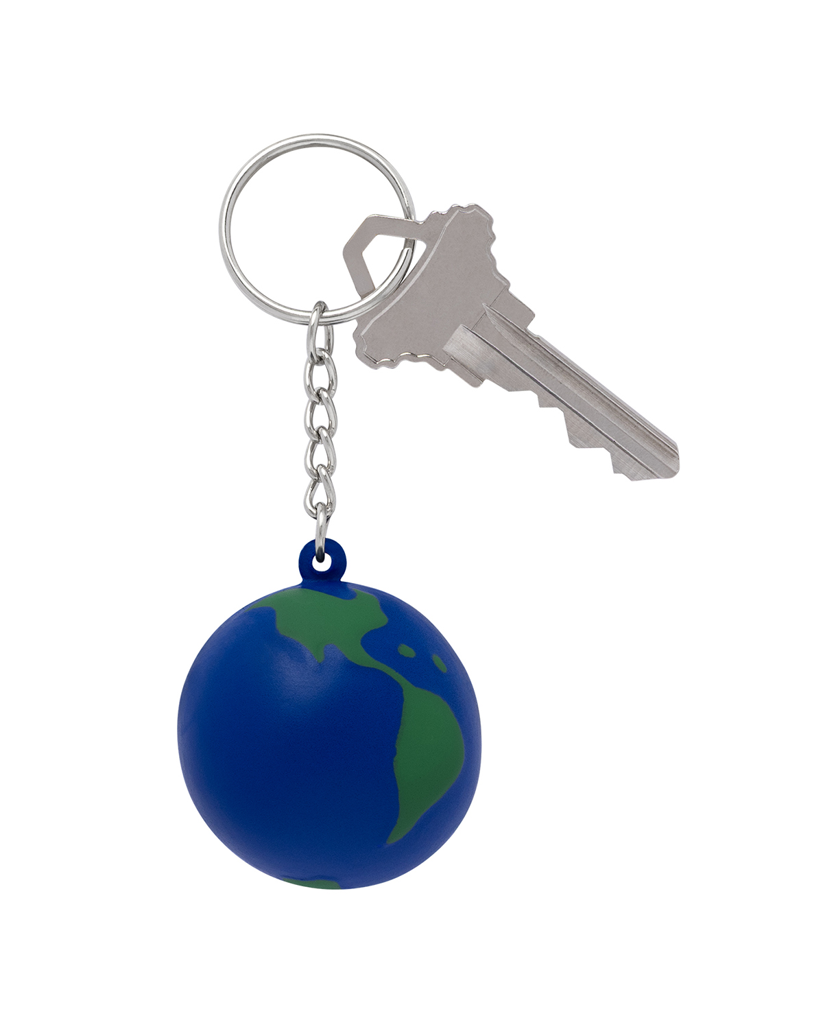 Globe Earth Shape Stress Ball Keychain 9