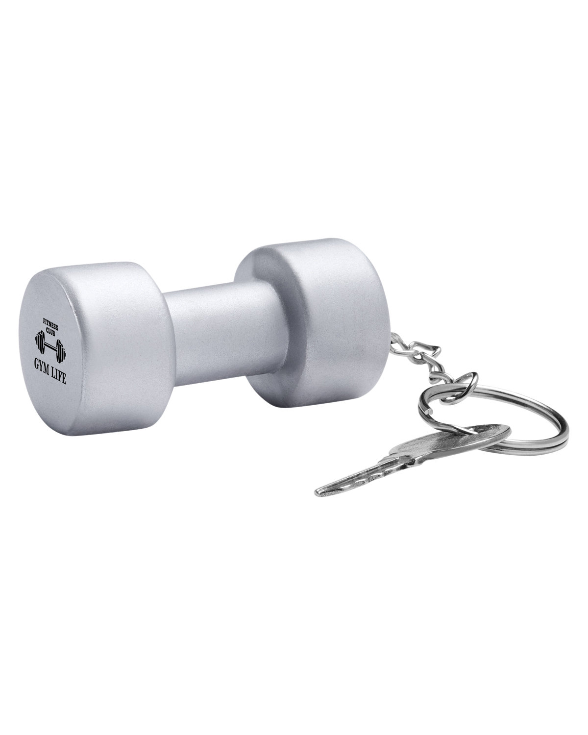Dumbbell Shape Stress Ball Keychain 2
