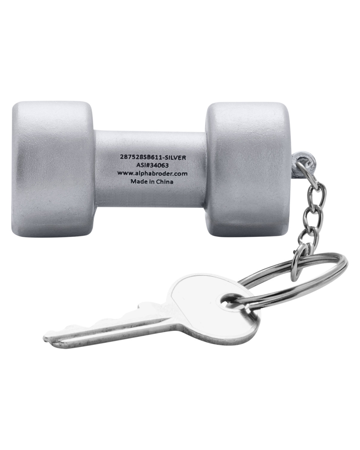 Dumbbell Shape Stress Ball Keychain 5