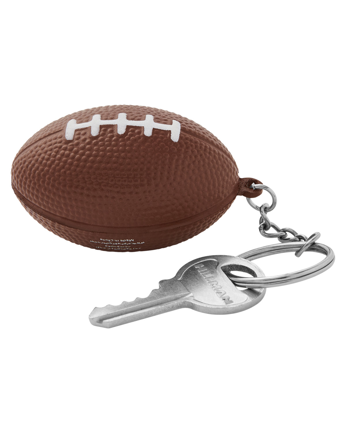 Football Shape Stress Ball Keychain 2