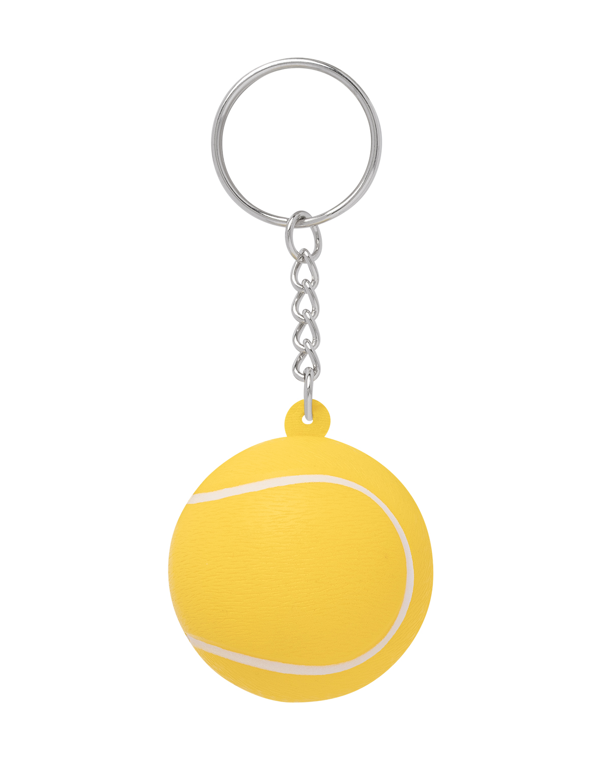 Tennis Ball Shape Stress Ball Keychain 11