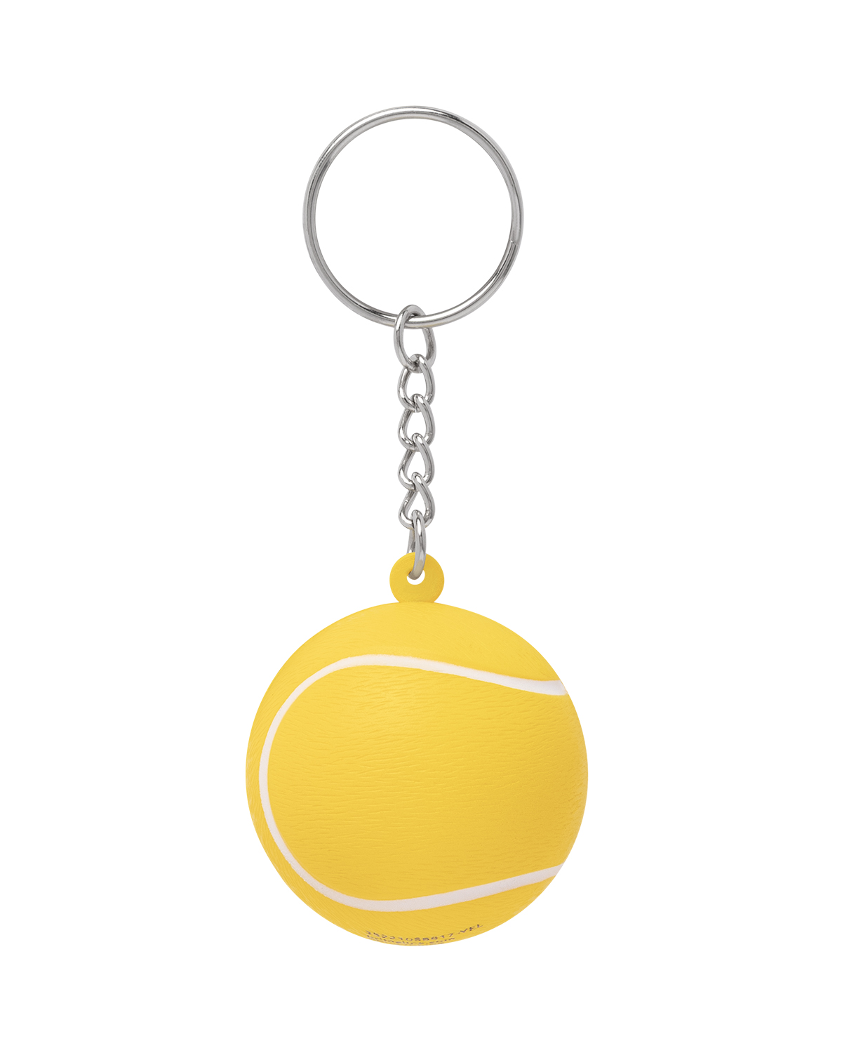 Tennis Ball Shape Stress Ball Keychain 2