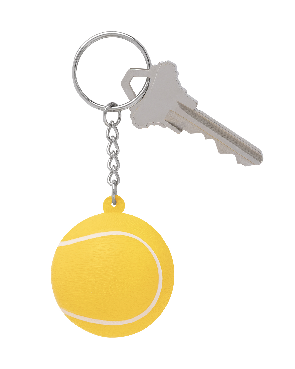 Tennis Ball Shape Stress Ball Keychain 8