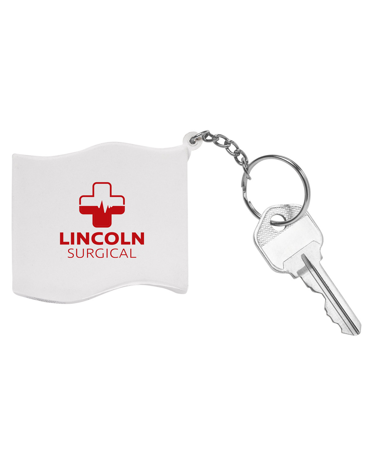 Patriotic American Flag Shape Stress Ball Keychain 2