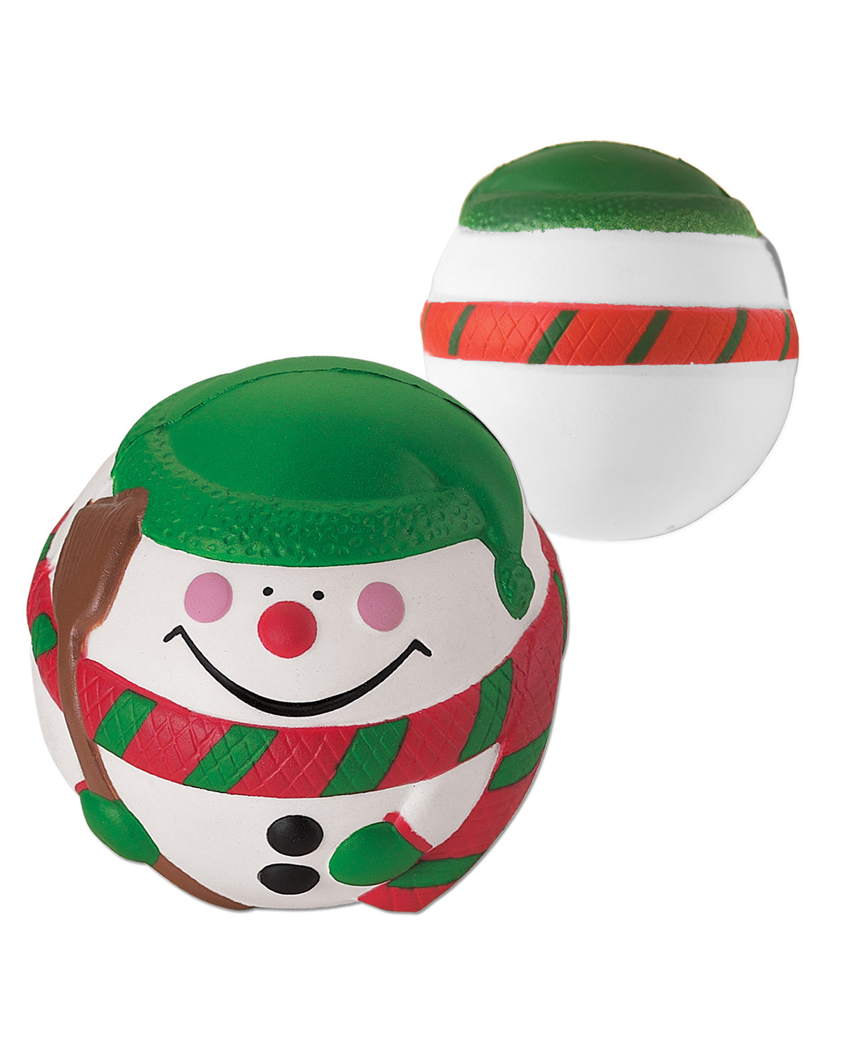 Happy Holiday Snowman Shape Stress Ball 3