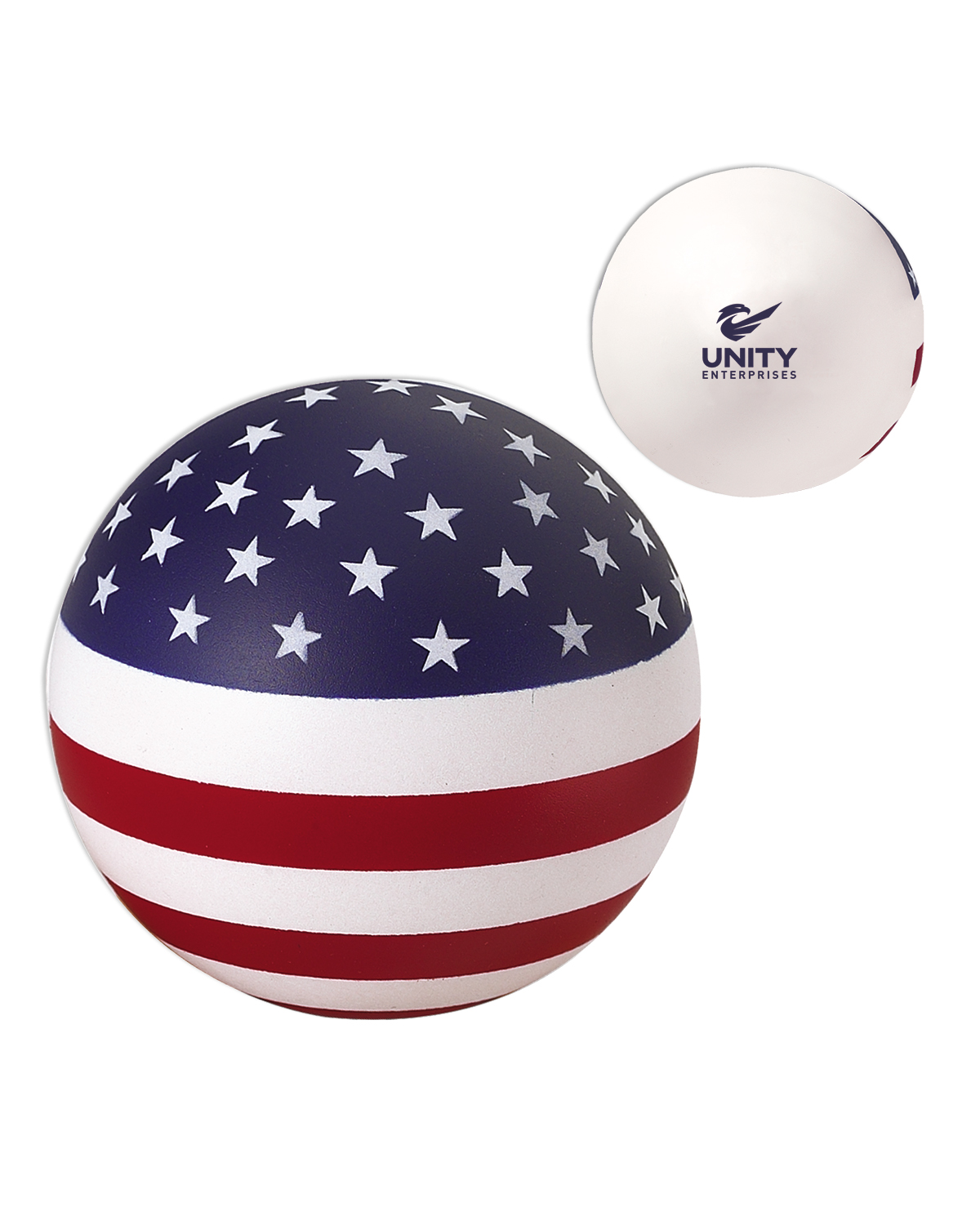 Stars and Stripes Patriotic Round Stress Ball 2