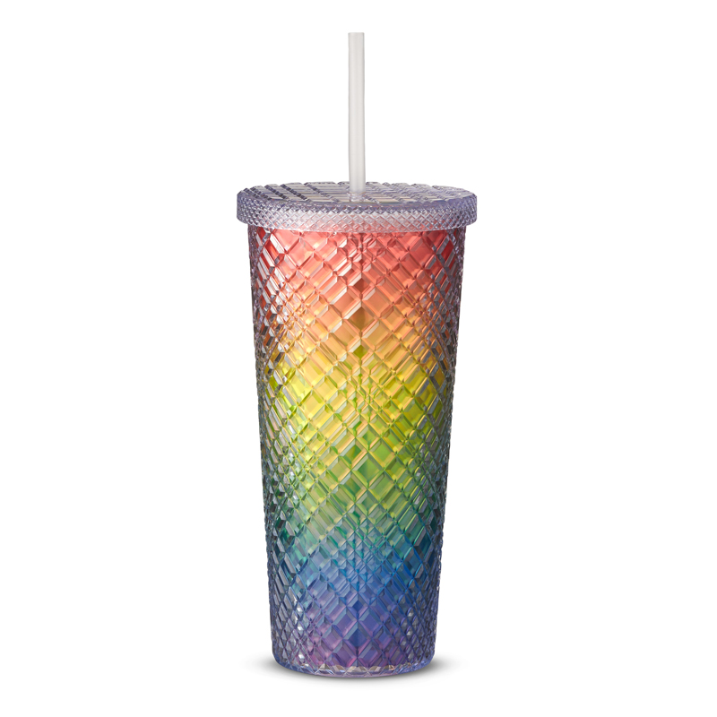 22 oz Sparkle Straw Tumbler 6