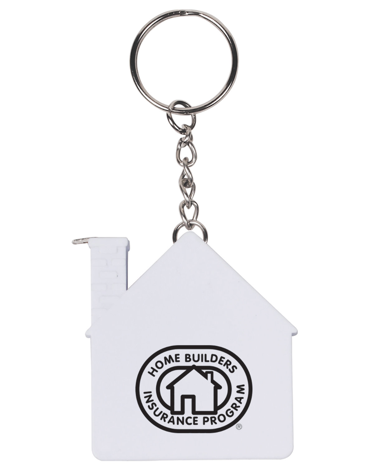 House Tape Measure Key Chain 3' 1