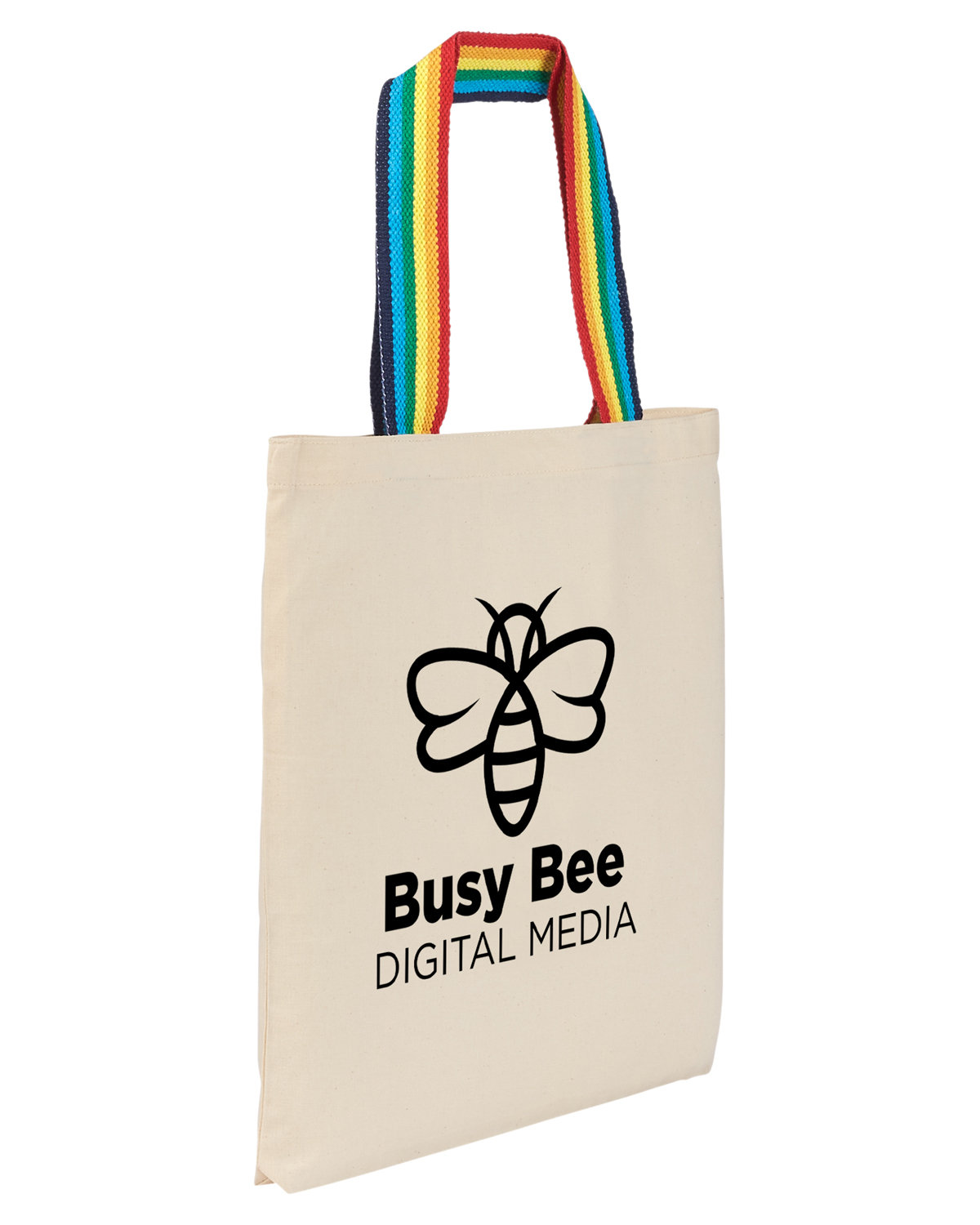 Rainbow Pride Recycled Cotton Tote Bag. 12