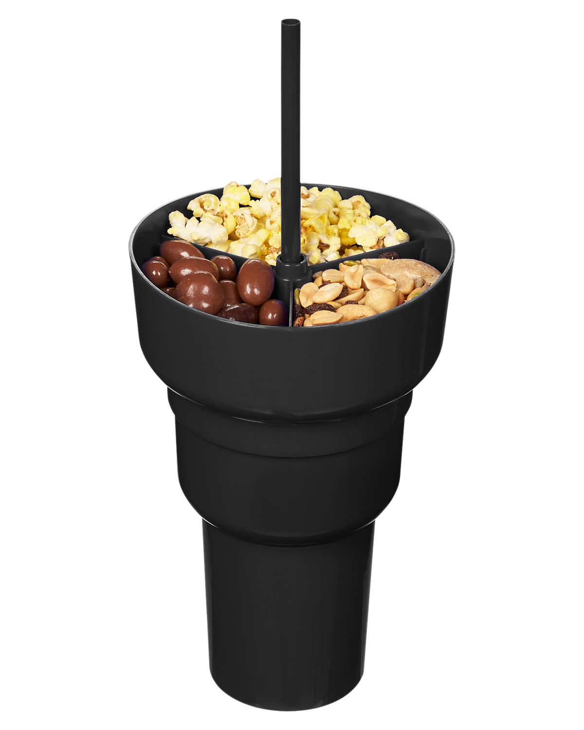 1L Recycled PP Stadium Tumbler with Snack Bowl 36