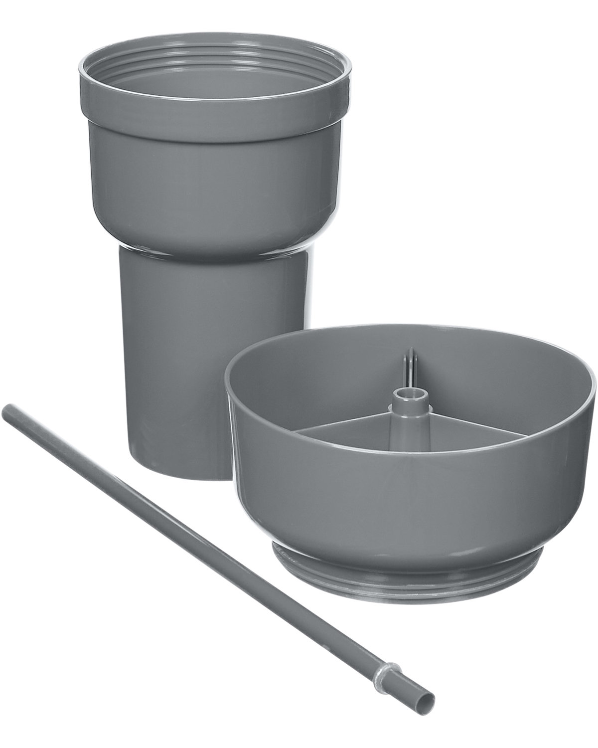 1L Recycled PP Stadium Tumbler with Snack Bowl 14