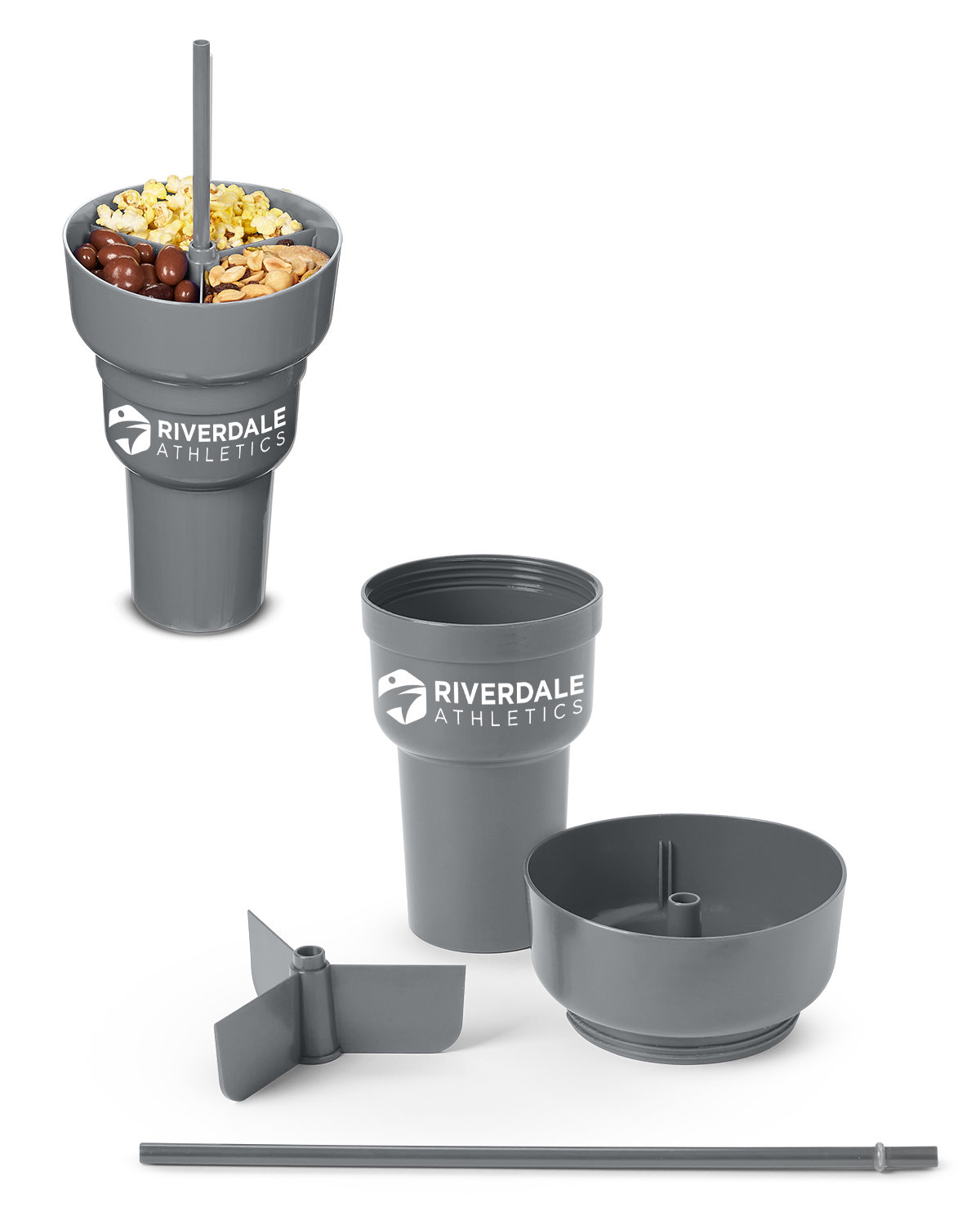 1L Recycled PP Stadium Tumbler with Snack Bowl 71