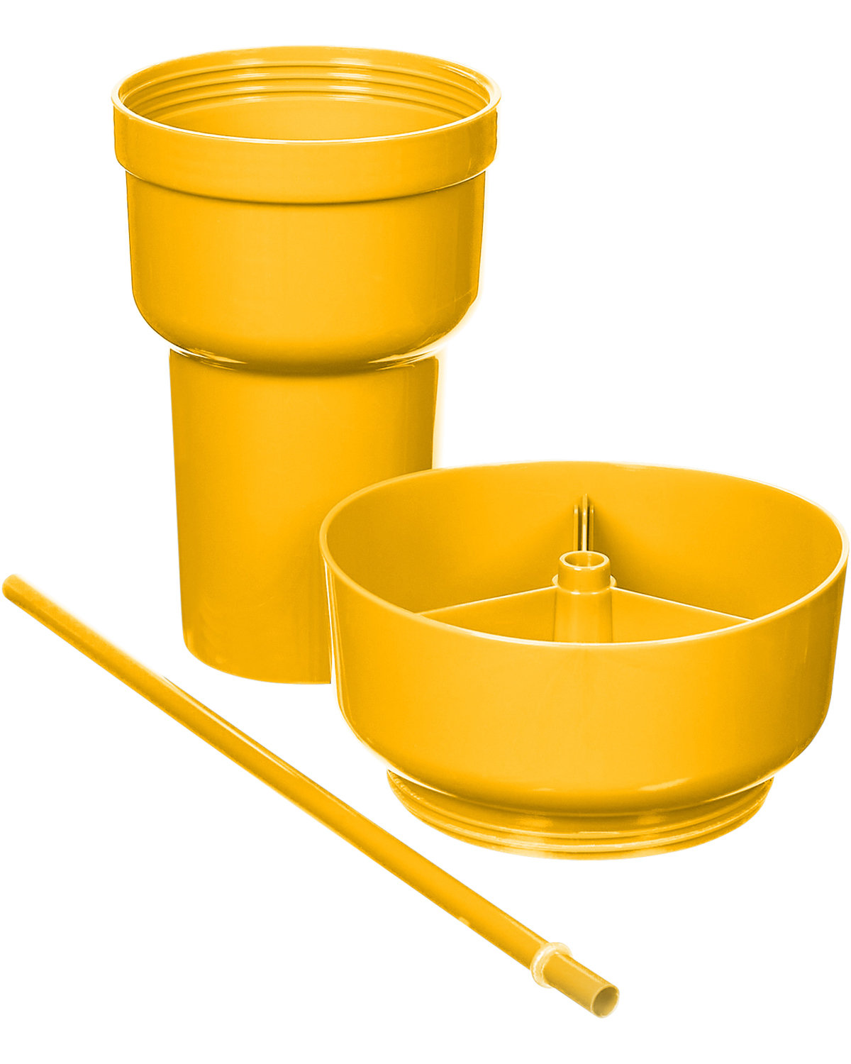 1L Recycled PP Stadium Tumbler with Snack Bowl 16