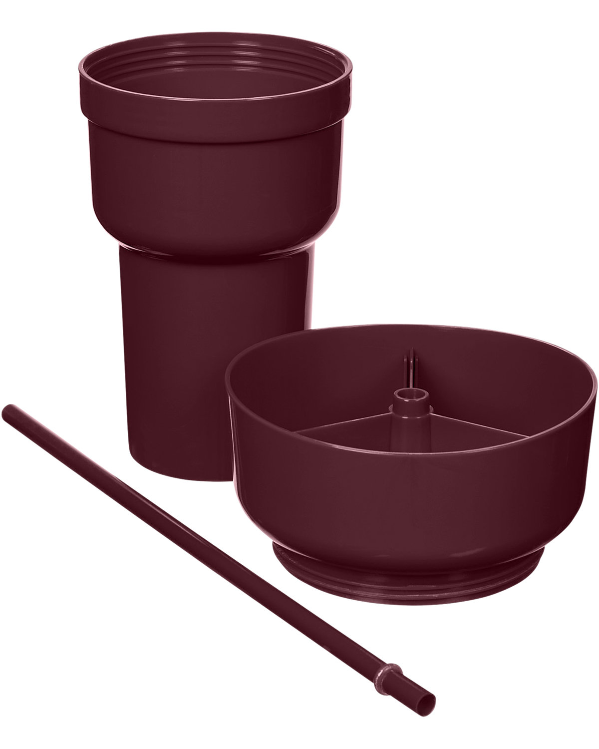 1L Recycled PP Stadium Tumbler with Snack Bowl 62