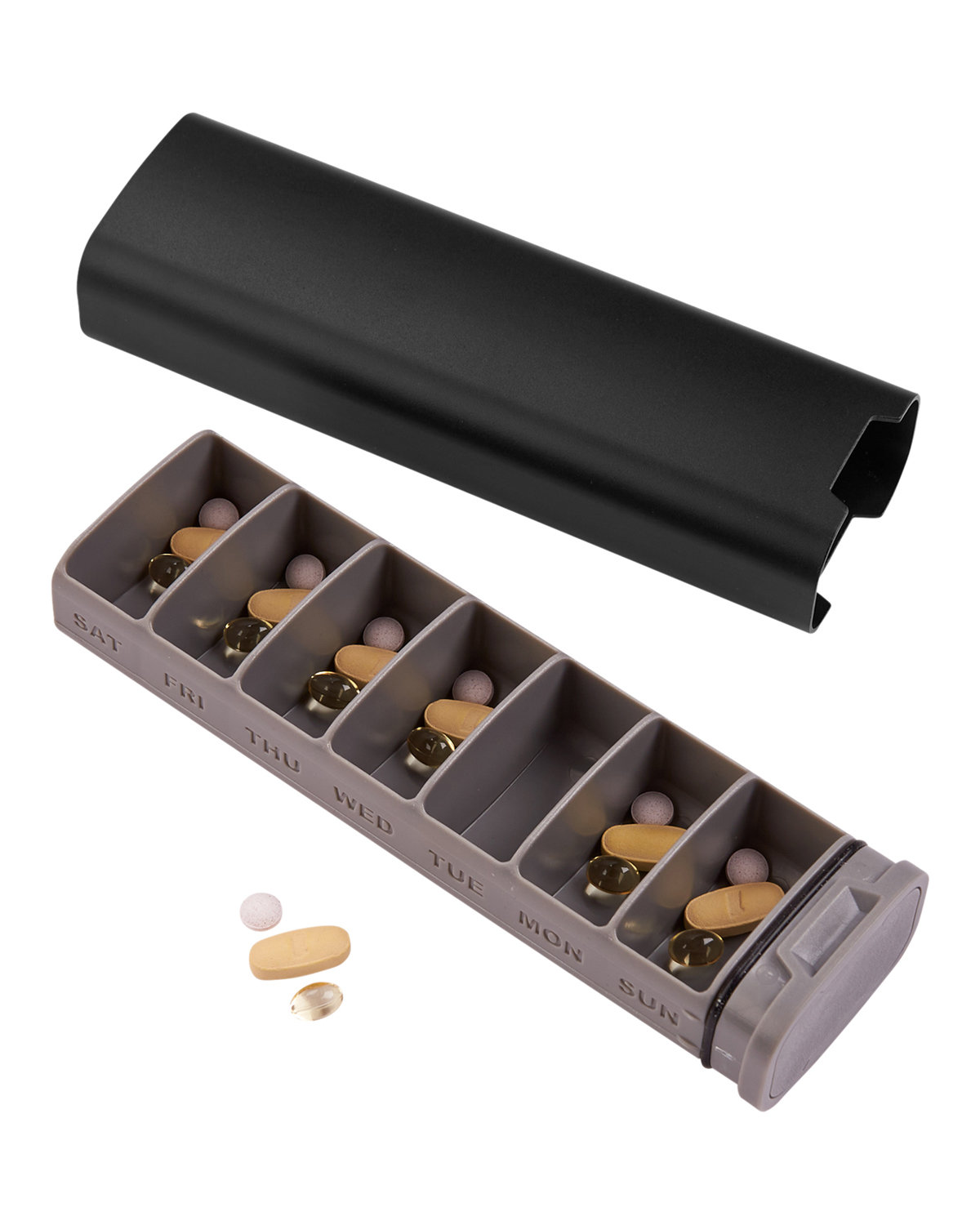 In Transit Travel Weekly Pill Organizer Box. 3