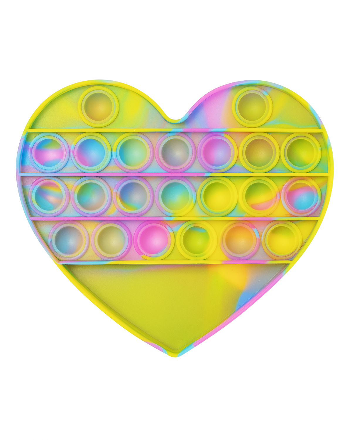 Push Pop Bubble Heart Shape Fidget Sensory Toy 2