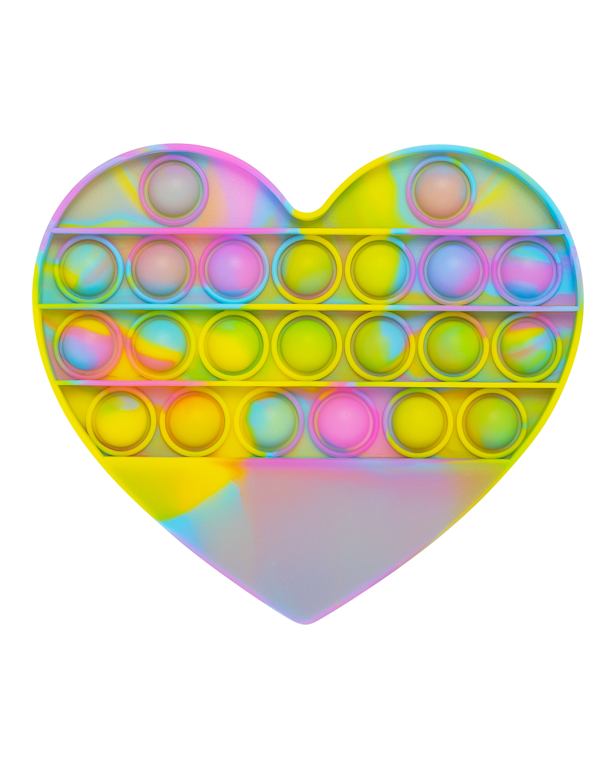 Push Pop Bubble Heart Shape Fidget Sensory Toy 1