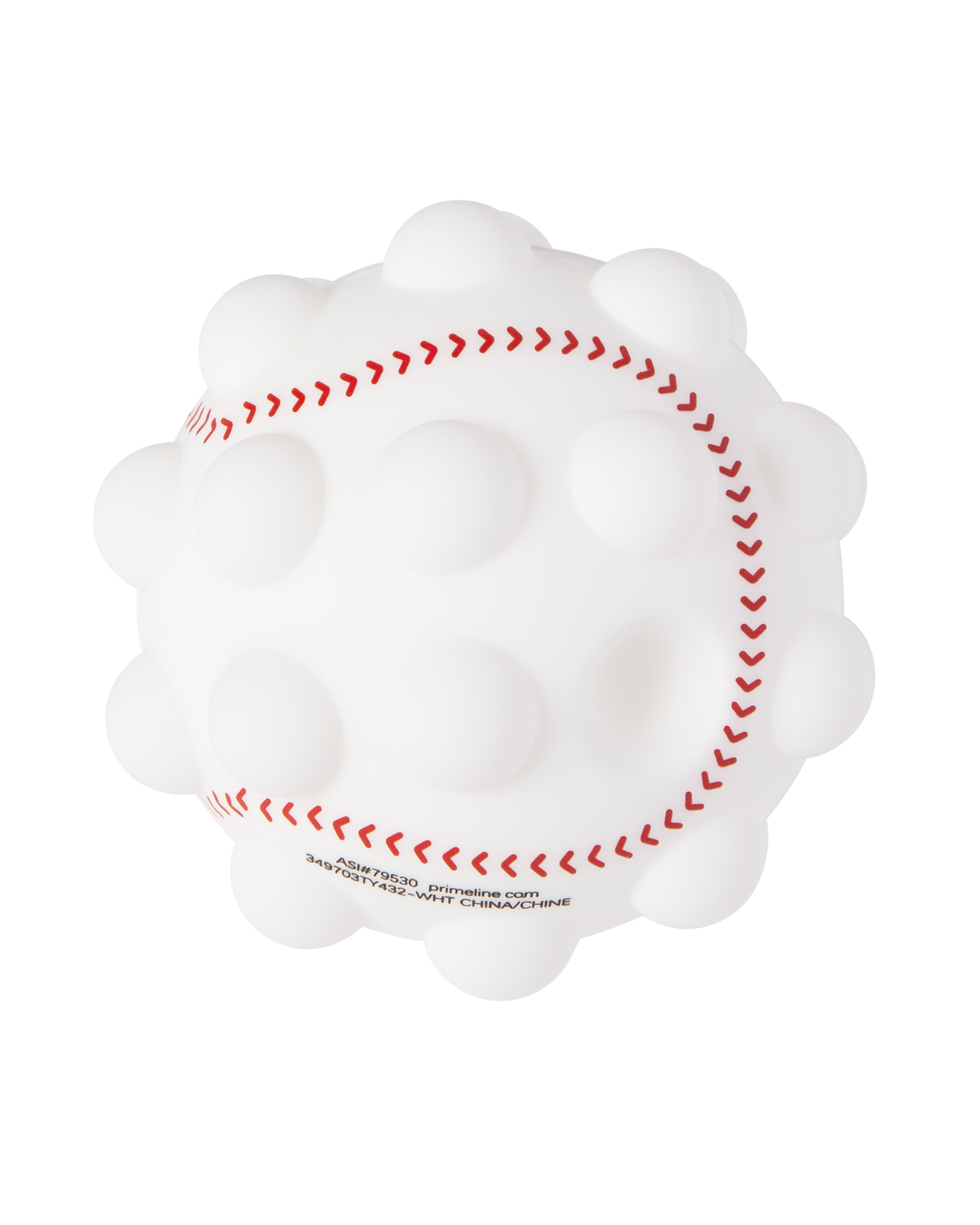 Baseball Shape Push Pop Fidget Sensory Toy 2