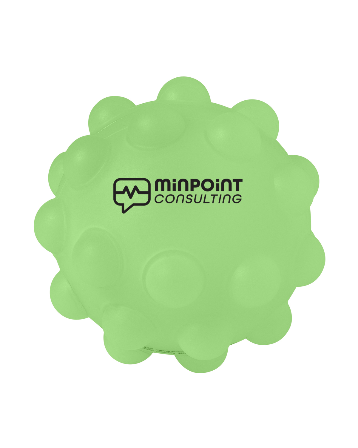 Glow in the Dark Push Pop Bubble Ball Fidget Sensory Toy 9