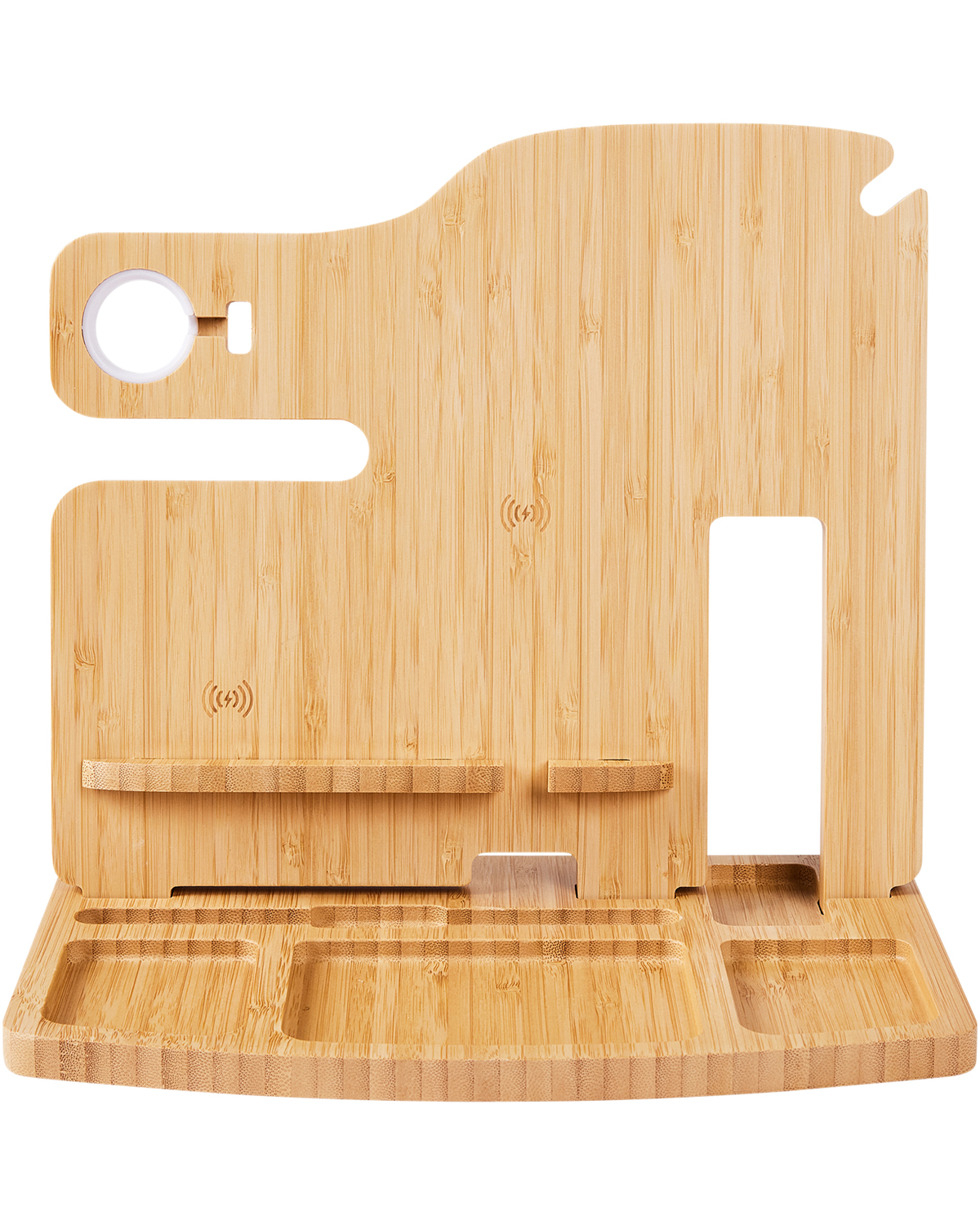 Portia Bamboo Charging Valet Station 11
