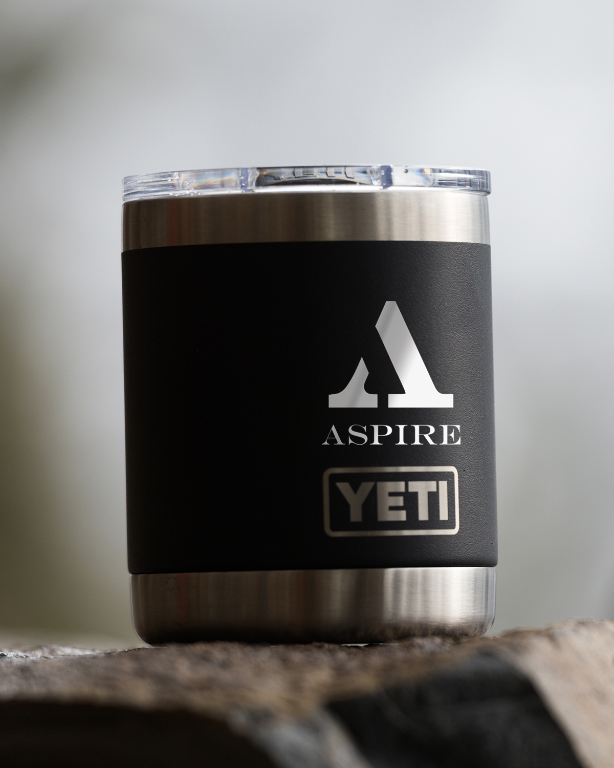 Rambler® 10 oz Stackable Lowball with MagSlider™ Lid